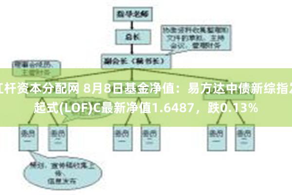 杠杆资本分配网 8月8日基金净值：易方达中债新综指发起式(LOF)C最新净值1.6487，跌0.13%